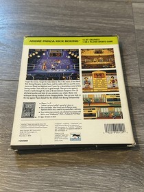 Vintage Andre Panza Kick Boxing TurboGrafx-16 Video Game NEC 1-2 Player