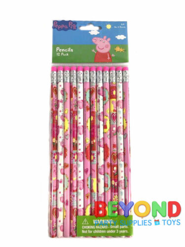 Peppa Pig Wooden Pencils School Supplies Pencils Party Favors 