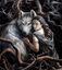 NEW ANNE STOKES SOUL BOND WOLF 3D MOVING PICTURE 300mm X 400mm