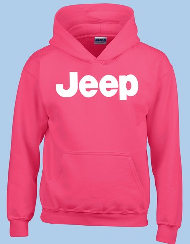 Classic Auto Jeep Gildan Off Road Hot Pink Hoodie Motor Sports Sweat Shirt