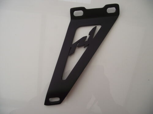 Aluminium exhaust hanger black with R1 logo to fit Yamaha YZF R1 2000-2005