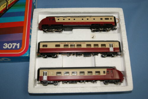 Marklin 3071 NS SBB TEE Diesel Train Set Edelweiss Express Dark-Red OVP 