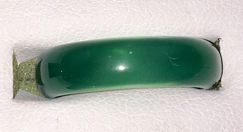 más ligero Tallada A Mano Oriental Piedras preciosas Naturales Anillo Banda De Cuarzo Verde