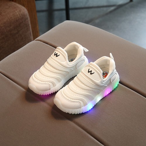 Boys Girls Babys Luminous Trainer Shoes Kids Sneaker Running Light Up Led Shoes