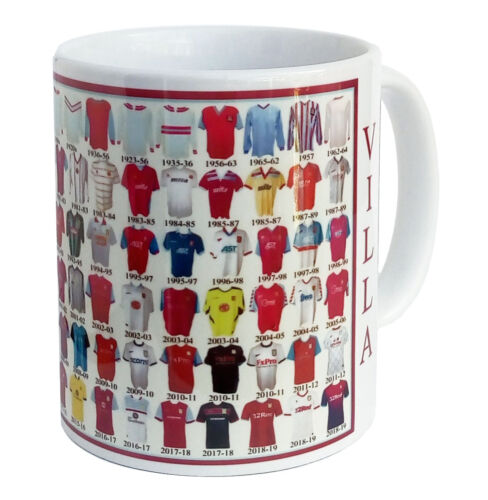 Aston Villa Mug Football shirt history New Gift