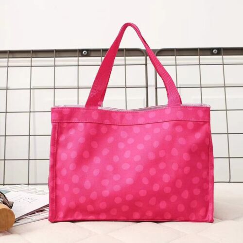 Thirty One All in Organizer mini tote bag 31 gift in Pink Lotsa Dots