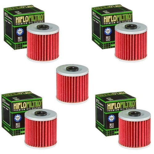 1978-1982 Kawasaki KL250 Genuine HiFlo Oil Filter HF123 KL 250 Pack of 5
