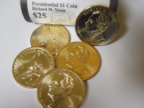 Nixon 5 Coin Set 2016 3D /& 2P Richard M Presidential Golden Dollar BU $1