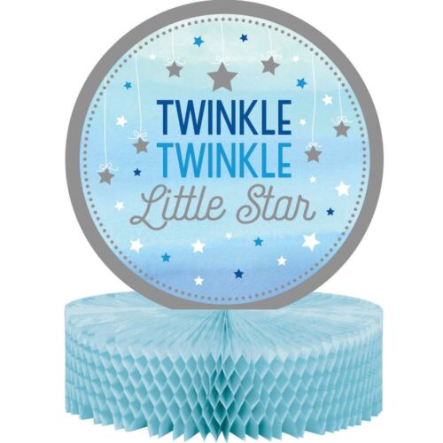 One Little Star Boys 1st First Birthday Party Bags Cups Plates Napkins Invites 
