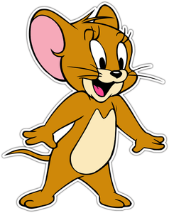 jerry jumbo size wall sticker 33 quot 95x56cm jerry jumbo size wall sticker 33 quot 95x56cm
