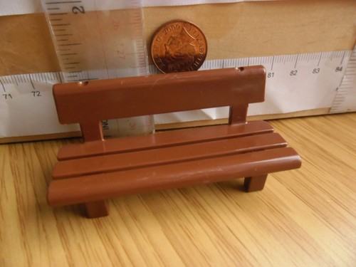 Playmobil New Spares Gold Arm Rests 5335 Park Bench