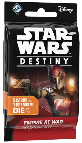 FACTORY SEALED STAR WARS DESTINY EMPIRE AT WAR BOOSTER PACK 1ct