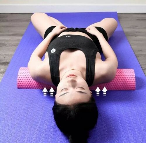 Half Round EVA Massage Foam Roller Yoga Pilates Fitness Equipment Balance Pad... 