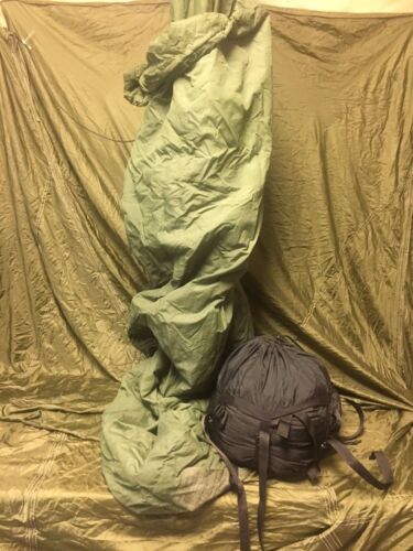 US Military Issue Mummy Modular Patrol Sleeping-Bag MSS USGI  OD Green Tennier