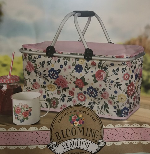 Nouveau Blooming Belle Pliant Panier conserver les aliments chaud ou froid 3 To 5 H