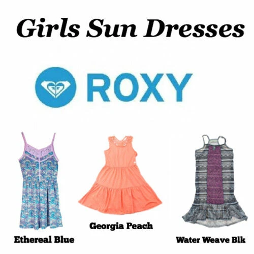 Vestidos de Poliéster Negro ROXY para Niñas