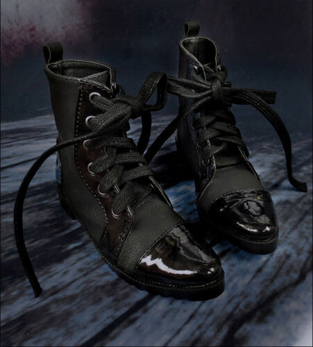 Mimi Collection MSD Doc 1//3 BJD Obitsu Doll Shoe Black Double Stitching BOOTs