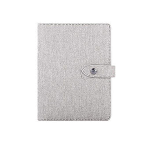A5 Business Loose Leaf Planner Schedule Notebook Ruled Diary Snap PU Leather New