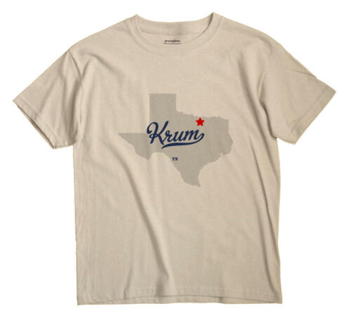 Krum Texas TX Tex T-Shirt MAP 