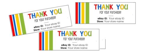 180  SELLER THANK YOU Personalized Labels Stickers Business