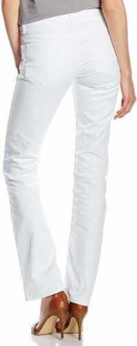 Cross Jeans Candice Blanc Femmes Bootcut Fit Jeans Pantalon Longueur 34