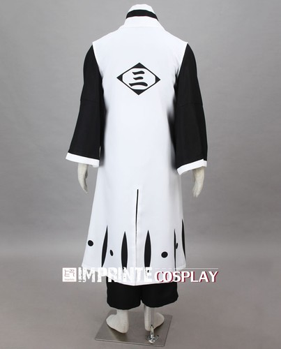 Bleach 3rd Division Squad 3 Team 3 Captain Cosplay Costume Full Set FREE P/&P