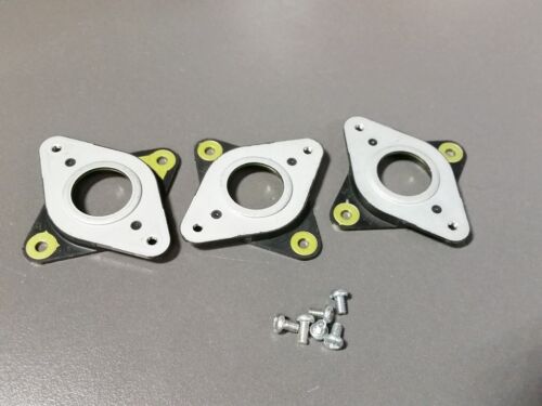 3 Metal Rubber Dampers Mounts for Nema 17 Stepper Motor 3D Printer RepRap Prusa