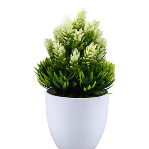 Fake Artificial Plant Plastic Bonsai with Pot Flower Wedding Office Home Decor