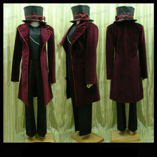 Details about / Charlie and the Chocolate Factory Willy Wonka cosplay costume