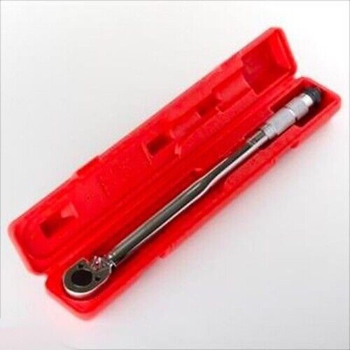 1/2" Dr Foot LBS Pound Dial Micrometer Click Torque Tork Socket Wrench Tool 
