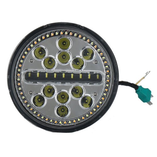 2x 7" LED Headlight Hi/Lo Beam DRL Turn Signal Headlamp For Suzuki Samurai SJ410 