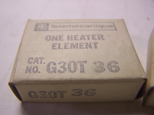 NEW TELEMACANIQUE G30T36 OVERLOAD HEATER ELEMENT LOT OF 3 3