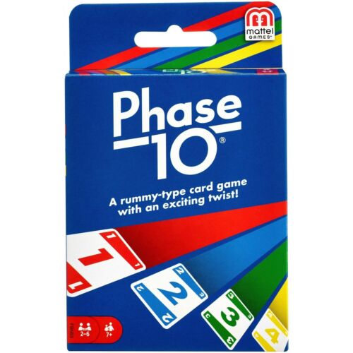 Details about  / Mattel Card Game Phase 10 A rummy type with a challenging and exciting twist