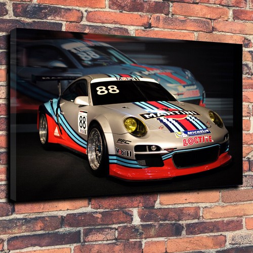 Sebastien Loeb Porsche Supercup GT Printed Box Canvas Picture Multiple Sizes