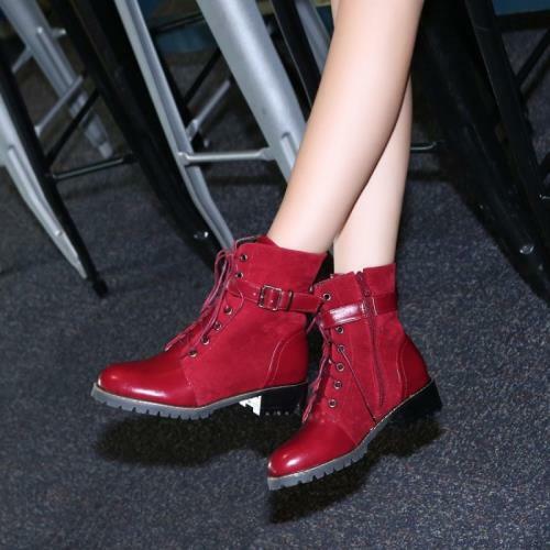 Details about  / 3 Colors Women Office Work British Style Low Heel Round Toe Ankle Boots 44//47 D