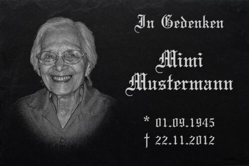 Sternenkind Grabtafel Grabplatte Grabstein-027 ► LASER-Wunschgravur ◄ 35 x 25 cm 