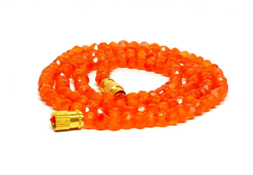 Details about   3-4MM Natural Dark Carnelian Faceted Beads Beaded Necklace Strand Jewelry 