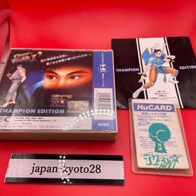 Street Fighter 2 II Dash Hu Card Capcom NEC PC Engine From Japan jp