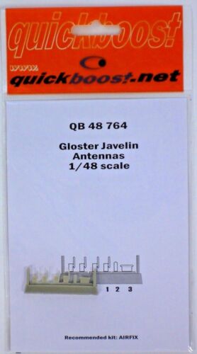 48764 Gloster Javelin Antennas for Airfix Kit Quickboost 1/48th Scale Item No 