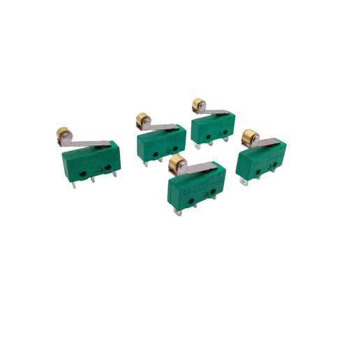 US Stock 5pcs KW4-3Z-3 SPDT NO NC Momentary Hinge Lever Limit Switch Microswitch