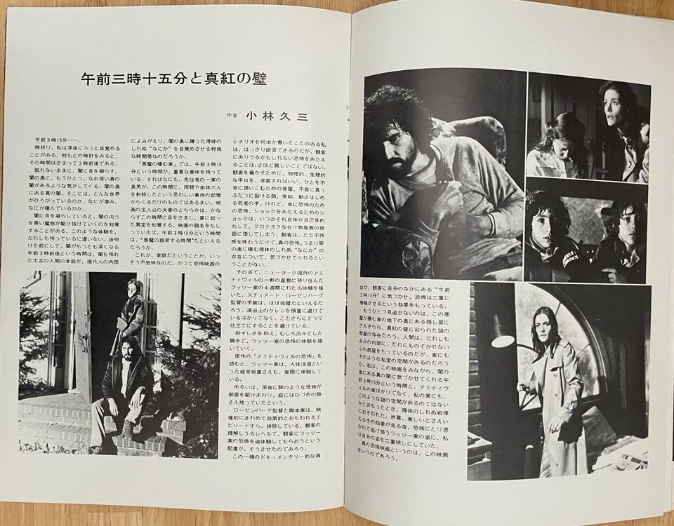 The Amityville Horror 1979 Movie Program Japan James Brolin Margot