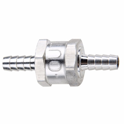 1*8mm 5//16/" Fuel Non-Return One Way Check Valve Petrol Diesel Oil Water Aluminum