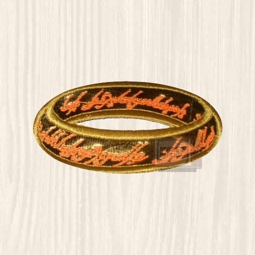 LOTR Sauron Ring Patch Tolkien Frodo The Hobbit Lord of the Rings Embroidered