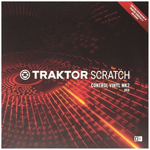 Red Traktor Scratch Control Vinyl Mk2 W/ Timecode Control for Scratch Perfection 
