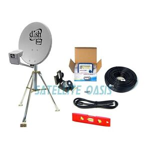 Dish Network 500 Satellite RV Tripod Kit w/ Finder NEW