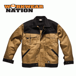 Dickies Industry 300 Due Toni Giacca Lavoro KHAKI in30010