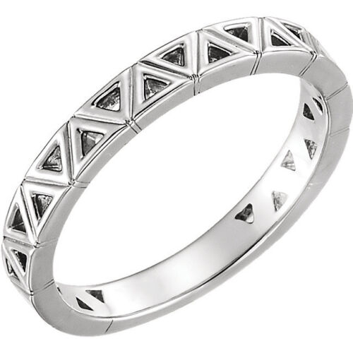 Details about   Stackable Geometric Ring In Sterling Silver 