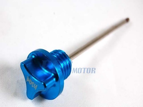 CNC ENGINE OIL DIPSTICK SDG SSR Lifan 107 110 125CC BLUE H DS01