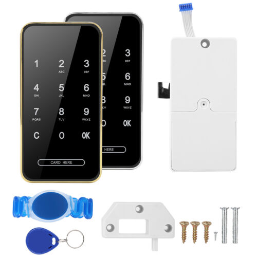 Password+RFID Card Electronic Smart Lock Keyless Touch Keypad for Cabinet Drawer