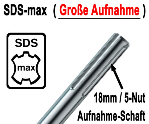 SDS-max HM Bohrkrone Ø 100mm x 650mm Dosenbohrer Kernbohrer Hartmetall Lochsäge